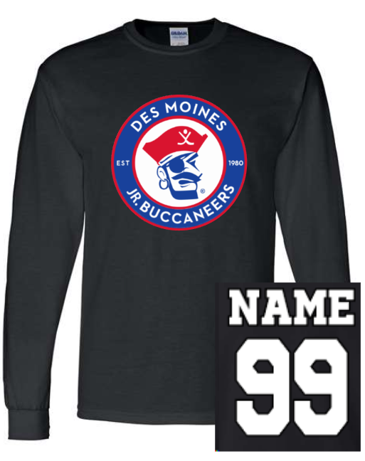 Jr. Buccaneers Hockey LONG SLEEVE Tee (Adult and Youth) – 515 Creative  Designs