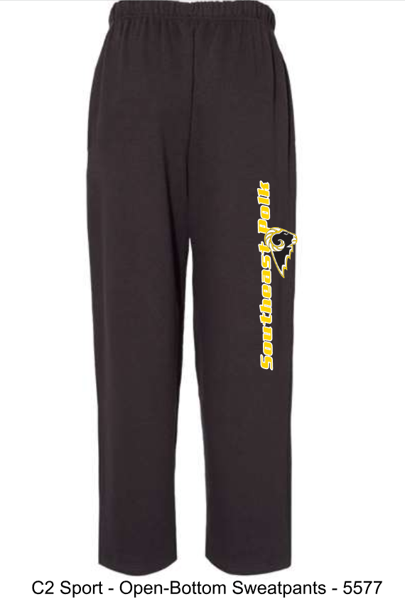 SEP RAMS Open Bottom Sweatpants (Adult/Youth)
