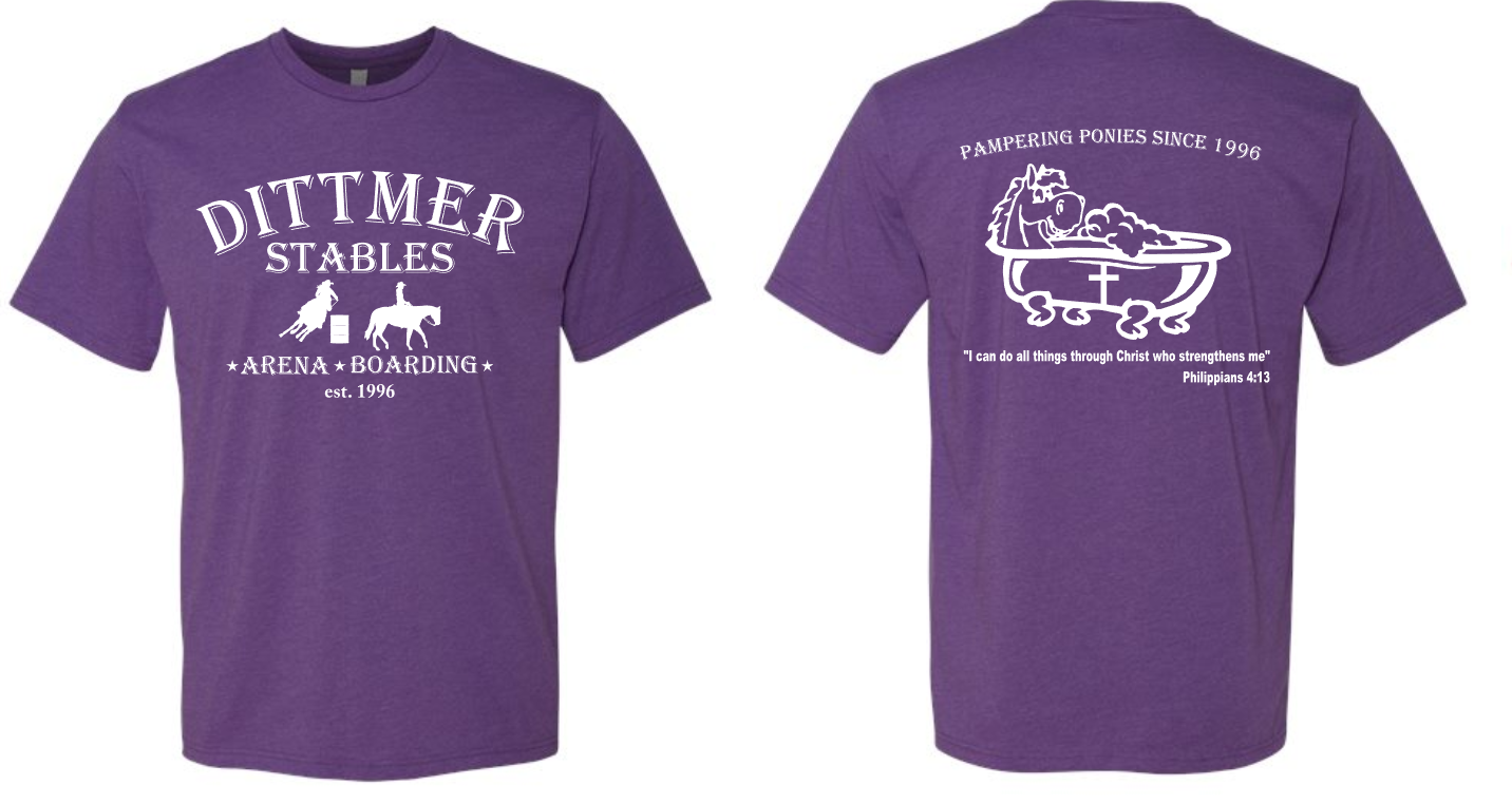 Dittmer Stables Short Sleeve Tee (ADULT sizes)