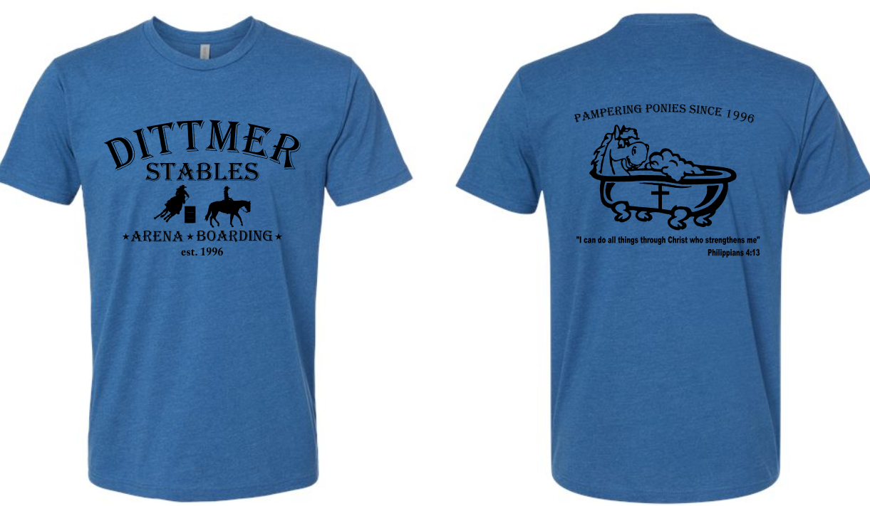 Dittmer Stables Short Sleeve Tee (ADULT sizes)