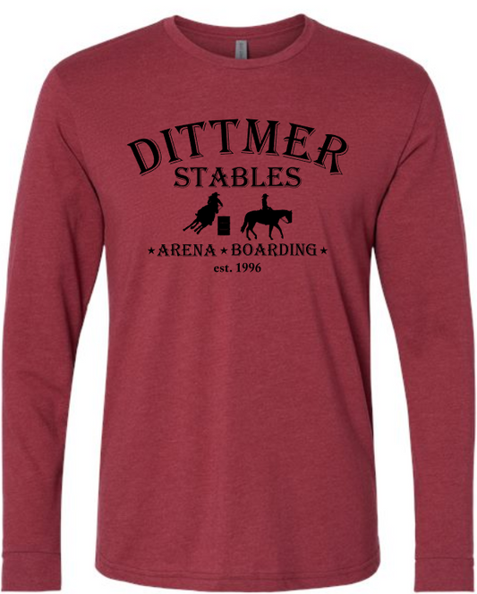 Dittmer Stables Long Sleeve Tee (ADULT sizes)