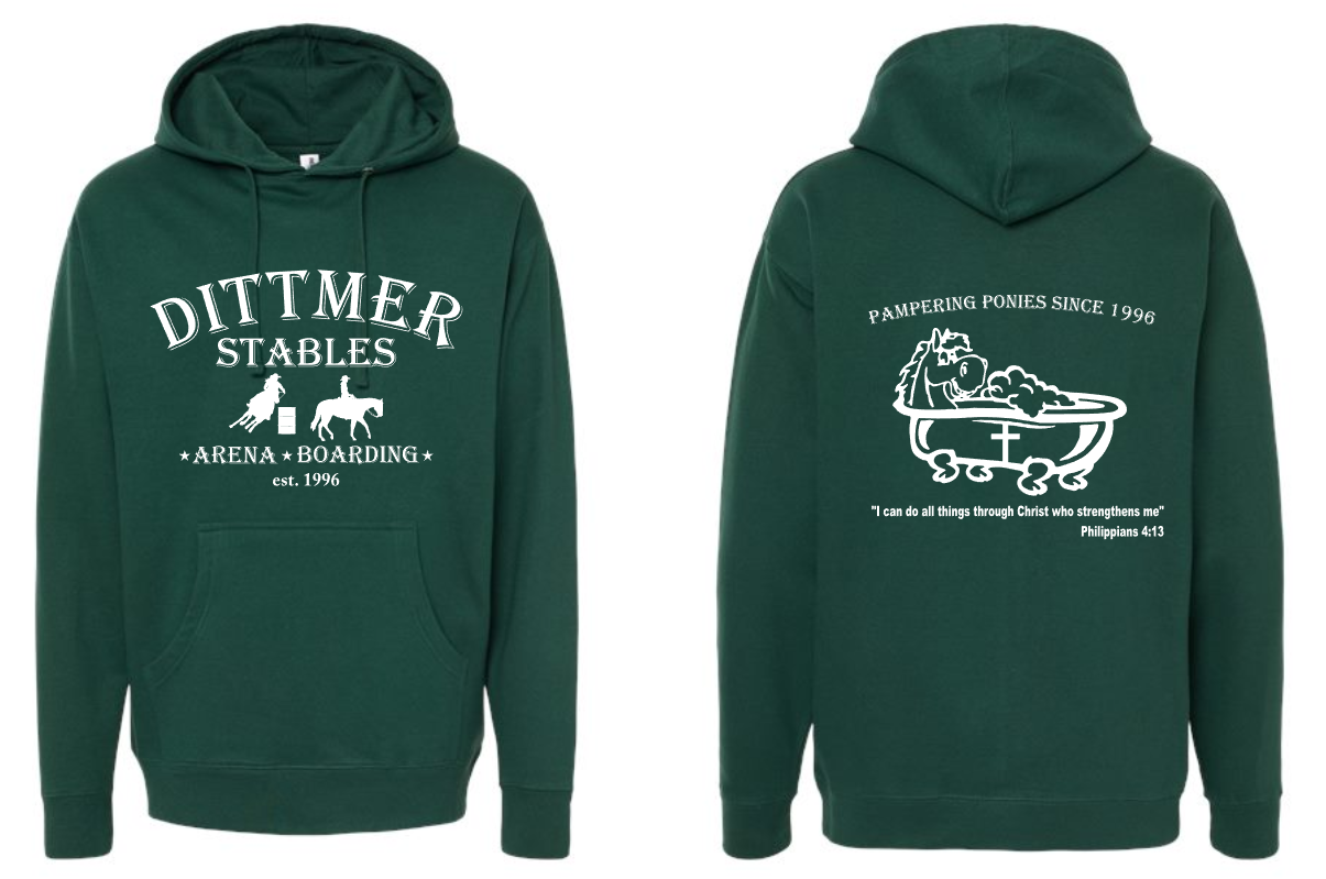 Dittmer Stables Hoodie (ADULT sizes)