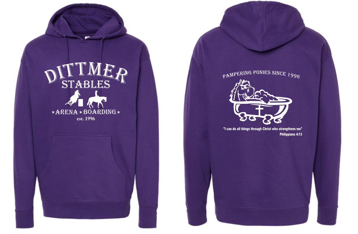 Dittmer Stables Hoodie (ADULT sizes)