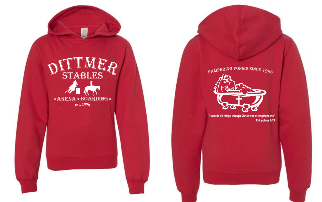 Dittmer Stables Hoodie (YOUTH sizes)