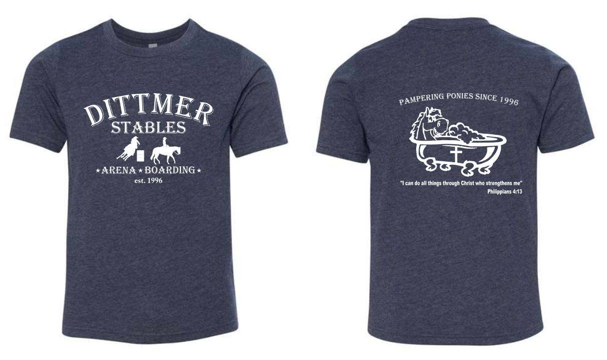 Dittmer Stables Short/Long Sleeve Tee (YOUTH sizes)