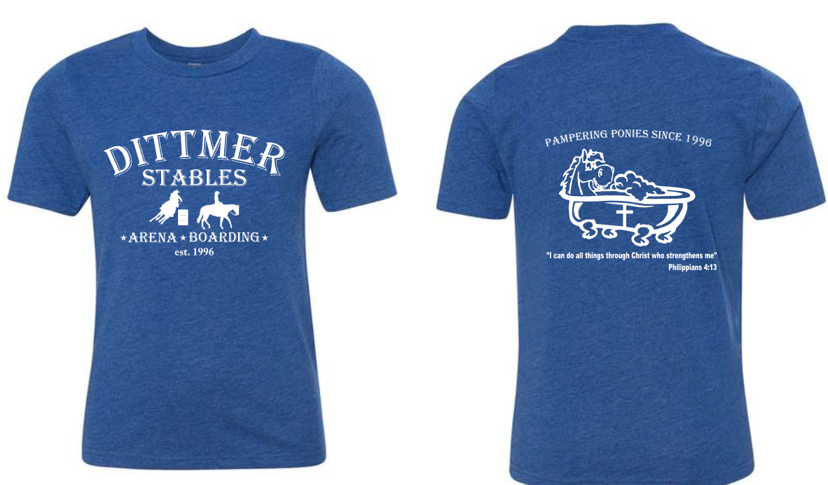 Dittmer Stables Short/Long Sleeve Tee (YOUTH sizes)