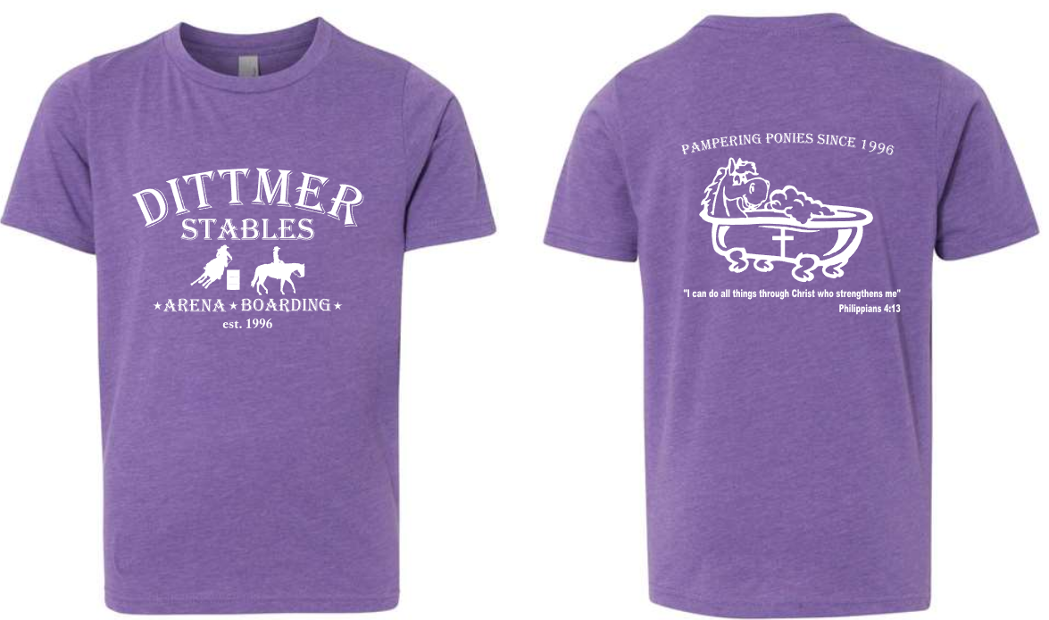 Dittmer Stables Short/Long Sleeve Tee (YOUTH sizes)