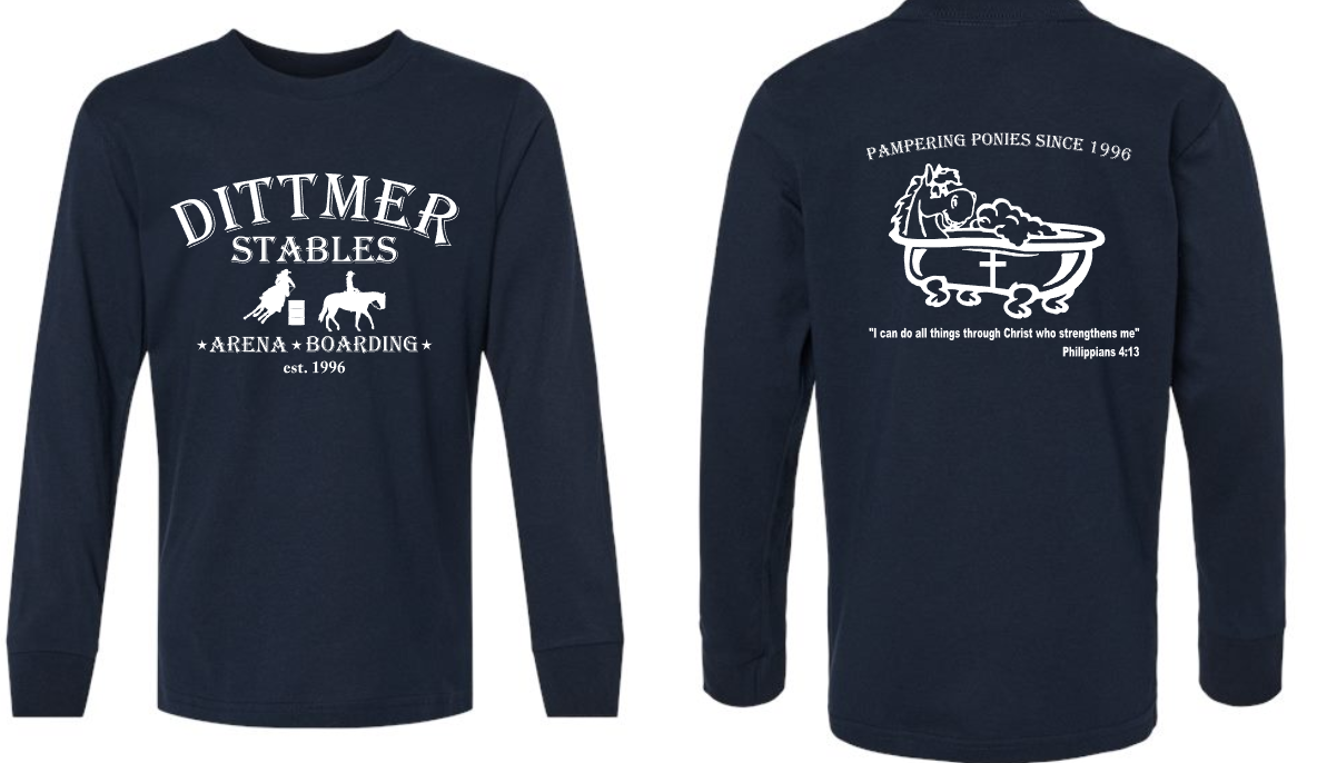 Dittmer Stables Short/Long Sleeve Tee (YOUTH sizes)