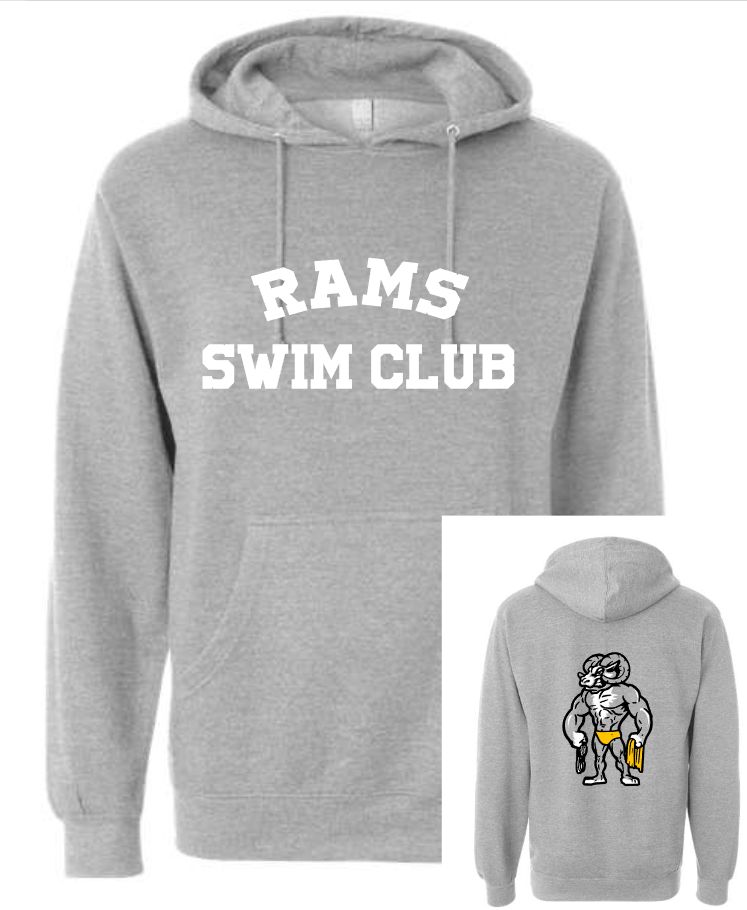 RAMS Swim Club Hoodie (Adult and Youth Sizes)