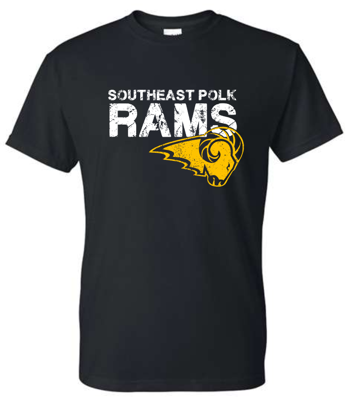 SEP Distressed RAMS TEE (Adult and Youth)