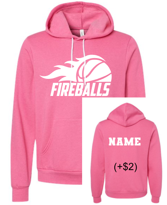 Fireball Basketball Sweatshirt- BELLA CANVAS Adult Sizes Only