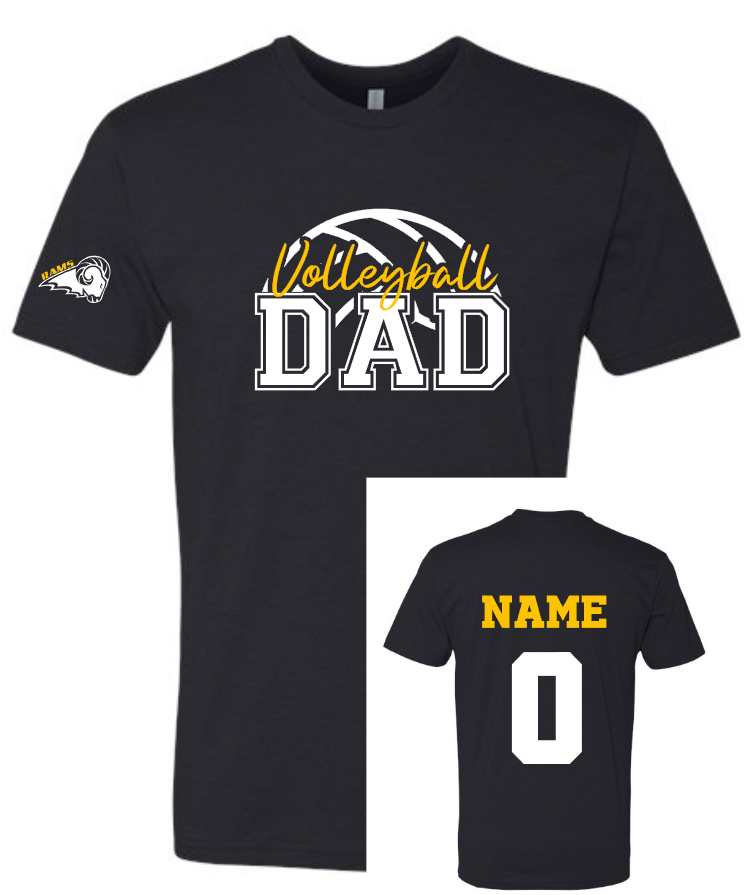 RAMS DAD Volleyball Tee/Crew/Hoodie