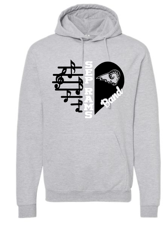SEP Marching RAMS Heart Crew/Hoodie (ADULT and YOUTH sizing)