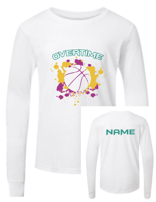 Overtime Bball Color Splat New colors (YOUTH)