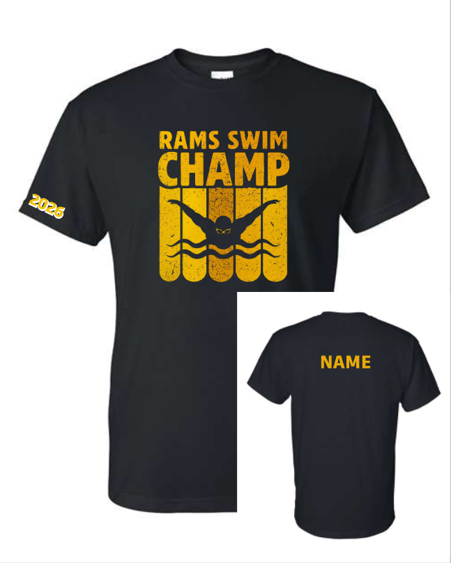SEP RAMS Swim Champs Tee 2026 (Adult and Youth)