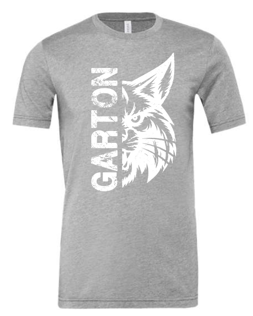 Garton Elementary Distressed Wildcat TEE (Adult and Youth)