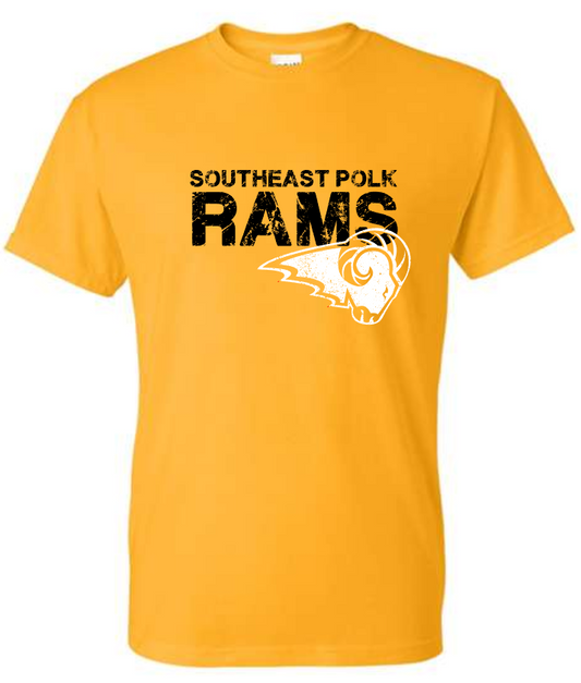 SEP Distressed RAMS TEE (Adult and Youth)