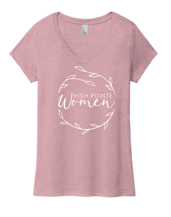 HPC Women's Ministry V-NECK Short Sleeve Tee (ADULT sizes)     Multiple Color Options