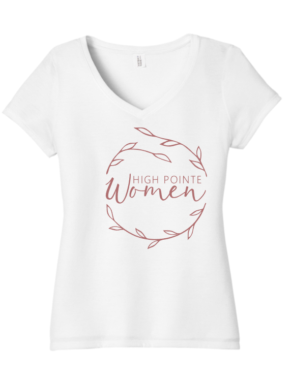 HPC Women's Ministry V-NECK Short Sleeve Tee (ADULT sizes)     Multiple Color Options