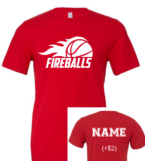 Fireball Basketball Tee Shirt (Adult and Youth) – 515 Creative Designs