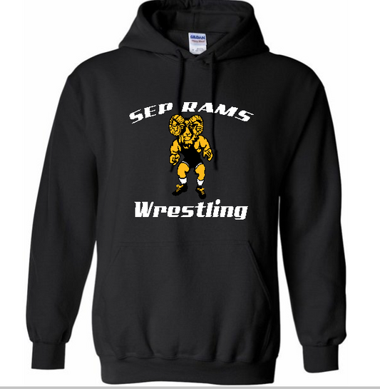 SEP Rams Wrestling Dude Hoodie (Adult and Youth)